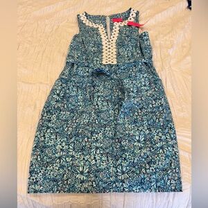 NWT Size 14 Lilly Pulitzer Cotton Stretch Shift Dress